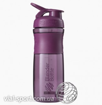 Спортивна пляшка-шейкер BlenderBottle SportMixer 820ml Plum (ORIGINAL)