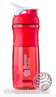 Спортивна пляшка-шейкер BlenderBottle SportMixer 820ml Red (ORIGINAL)