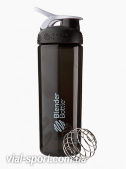 Спортивна пляшка-шейкер BlenderBottle SportMixer Sleek Promo 820ml Black (ORIGINAL)