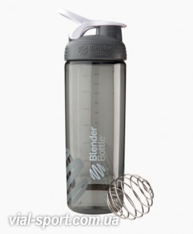 Спортивна пляшка-шейкер BlenderBottle SportMixer Sleek Promo 820ml Grey (ORIGINAL)