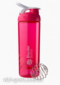 Спортивна пляшка-шейкер BlenderBottle SportMixer Sleek Promo 820ml Pink (ORIGINAL)