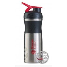 Спортивна пляшка-шейкер BlenderBottle SportMixer Stainless Steel Red 820мл (з нержавіючої харчової сталі)