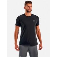 Спортивна футболка з коротким рукавом Peresvit Dynamic Cotton Short Sleeve T-shirt Phantom Black