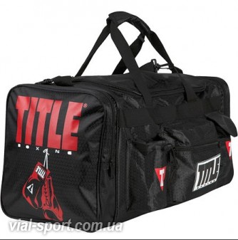 Спортивна сумка для екіпіровки TITLE DELUXE GEAR BAG 2.0 TBAG24 чорна