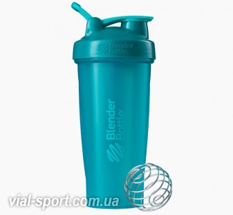 Спортивний шейкер BlenderBottle Classic Loop 820ml Teal (ORIGINAL)