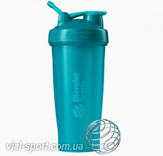 Спортивний шейкер BlenderBottle Classic Loop 940ml Teal (ORIGINAL)