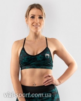 Спортивный топ Venum Defender Sport Bra Black Green