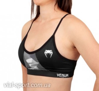 Спортивний топ Venum Dune 2.0 Sport Bra Black White