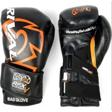 Strap снарядні рукавички RIVAL RFX Bag Glove with V-Strap чорний / помаранчевий