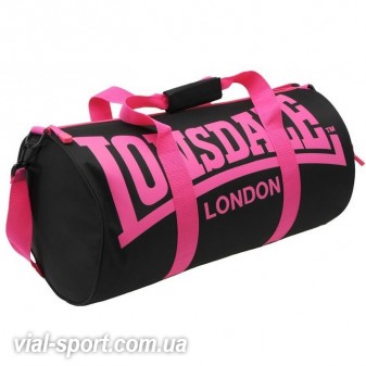 Сумка Lonsdale barrel bag 2.0 black / pink