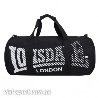 Сумка Lonsdale barrel bag 2.0 black / white