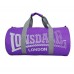 Сумка Lonsdale barrel bag 2.0 purple / grey