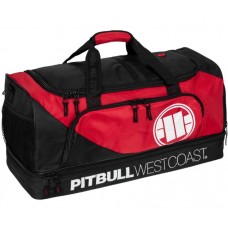 Сумка PIT BULL Big Duffle Bag Sports чорний/червоний