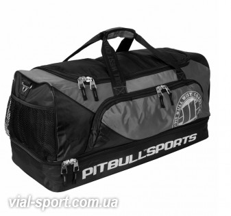 Сумка PIT BULL Big Duffle Bag Sports чорний / сірий