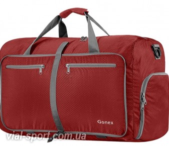 Сумка RING TO CAGE Gonex 40L Water Repellent Packable Travel Duffle Bag GX082F Червона