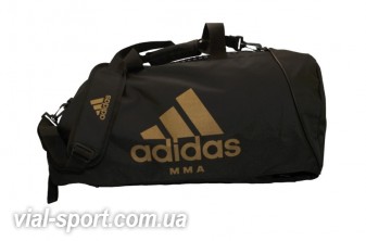 Сумка-рюкзак (2 в 1) Adidas ADIACC052MMA . Колір Чорний. золотий логотип MMA