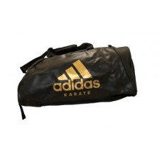 Сумка-рюкзак (2 в 1) Adidas шкір/зам.Колір чорний, золотий логотип Karate. CC051K