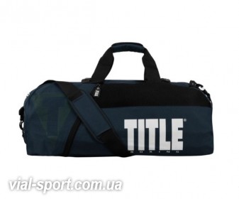 Сумка-рюкзак TITLE Boxing Champion Sport Bag чорний/синій