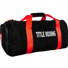 Сумка спортивна бочонок TITLE Boxing Canvas Crusade Gym Bag