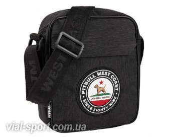 Сумочка на ремені PIT BULL Shoulder Bag Circal Dog чорна