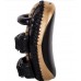 Тай-Педи Venum Kick Pads Leather Black Gold