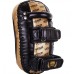 Тай-Педи Venum Kick Pads Leather Black Gold