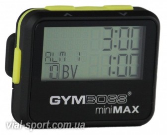 Таймер інтервальний для кросфіту та боксу GYMBOSS Interval Timer miniMAX and Stopwatch GITMMS