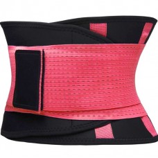 Термо-пояс для схуднення на липучці FOUMECH Women's Waist Trainer Belt-Waist чорний / рожевий, FSS-8007, BWTNSB