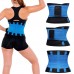 Термо-пояс для схуднення на липучці FOUMECH Women's Waist Trainer Belt-Waist чорний / синій