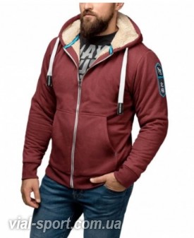 Толстовка Hayabusa Heavyweight Zip Hoodie-Arctic-Burgundy