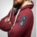 Толстовка Hayabusa Heavyweight Zip Hoodie-Arctic-Burgundy