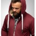 Толстовка Hayabusa Heavyweight Zip Hoodie-Arctic-Burgundy