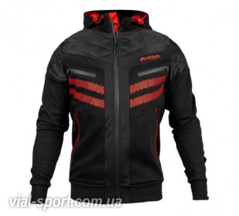 Толстовка Venum Laser 2.0 Hoody Black Red