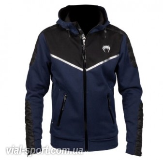 Толстовка Venum Laser Evo Hoody Navy Silver