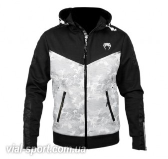 Толстовка Venum Laser Evo Hoody White Black