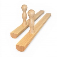 Тонфа тренувальна окинавська (2шт), довжина 51см 