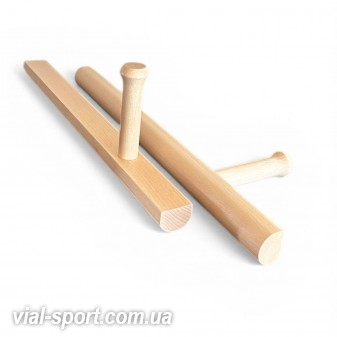 Тонфа тренувальна окинавська округлена (2шт), довжина 51см 