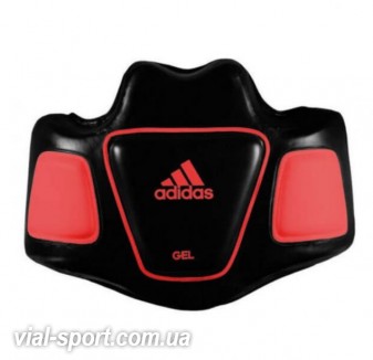 Тренерський жилет Adidas Super Body Protector (чорно/червоний, ADISBP01)