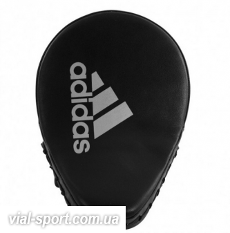 Лапи тренувальні Adidas Training Curved Punch Mitt (чорні, adiBAC015)