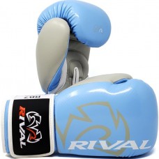 Тренувальні боксерські рукавички для фітбоксу RIVAL RB7-Fitness + Bag Gloves блакитний/сірий