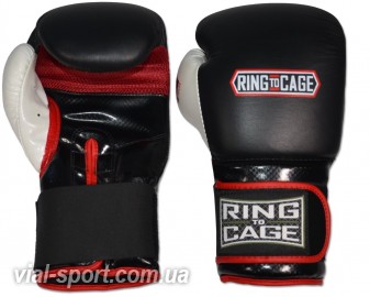 Тренувальні боксерські рукавички RING TO CAGE Geltech Super Bag Gloves RC09 Білий / Червоний / Чорний