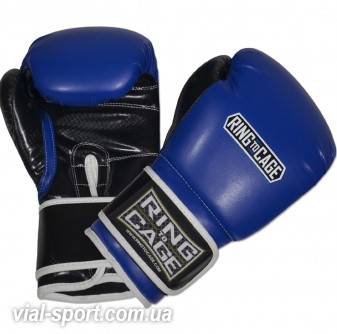 Тренувальні боксерські рукавички RING TO CAGE Gym Training Gloves RCBG синій / чорний