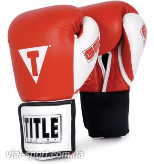 Тренувальні гелеві рукавички TITLE GEL® World Training Gloves червоний