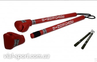 Тренувальні палиці для боксу RING TO CAGE Boxing Precision Training Sticks / Stick Mitts-2 Styles (з рукавичками)