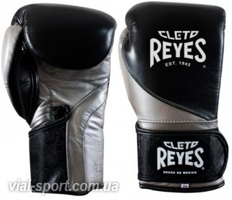 Тренувальні рукавички CLETO REYES High Precision Training Gloves in Cow Leather чорний/сріблястий