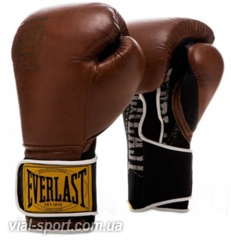 Тренувальні рукавички EVERLAST 1910 Classic Training Gloves коричневі