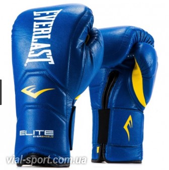 Тренувальні рукавички EVERLAST Elite Hook &amp; Loop Training Gloves сині