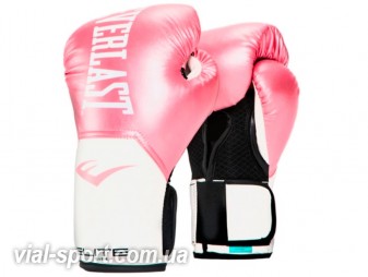 Тренувальні рукавички EVERLAST Elite ProStyle Training Gloves рожевий / білий