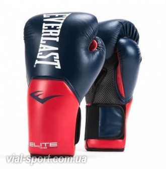 Тренувальні рукавички EVERLAST Elite ProStyle Training Gloves темно-синій / червоний