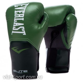 Тренувальні рукавички EVERLAST Elite ProStyle Training Gloves зелений/чорний